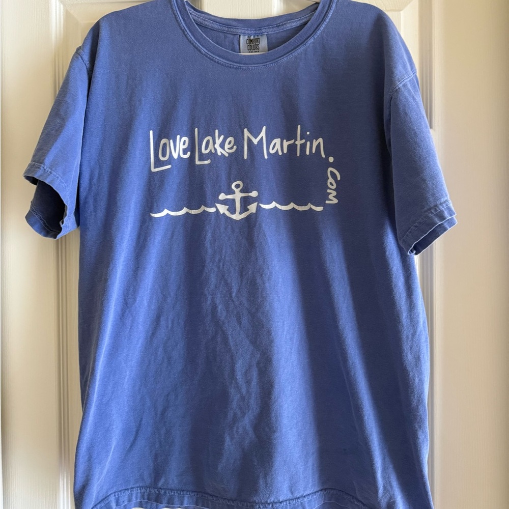 Comfort Colors Blue "Love Lake Martin" Short Sleeve Tee